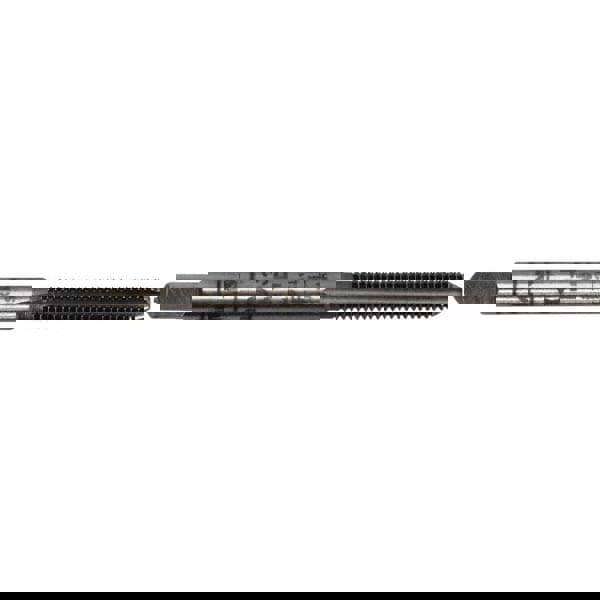 Straight Flute Tap: #6-32 UNC, 3 Flute, Bottoming Chamfer, 2B Class of Fit, Carbon Steel